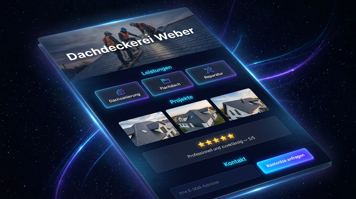 Dachdecker-Website